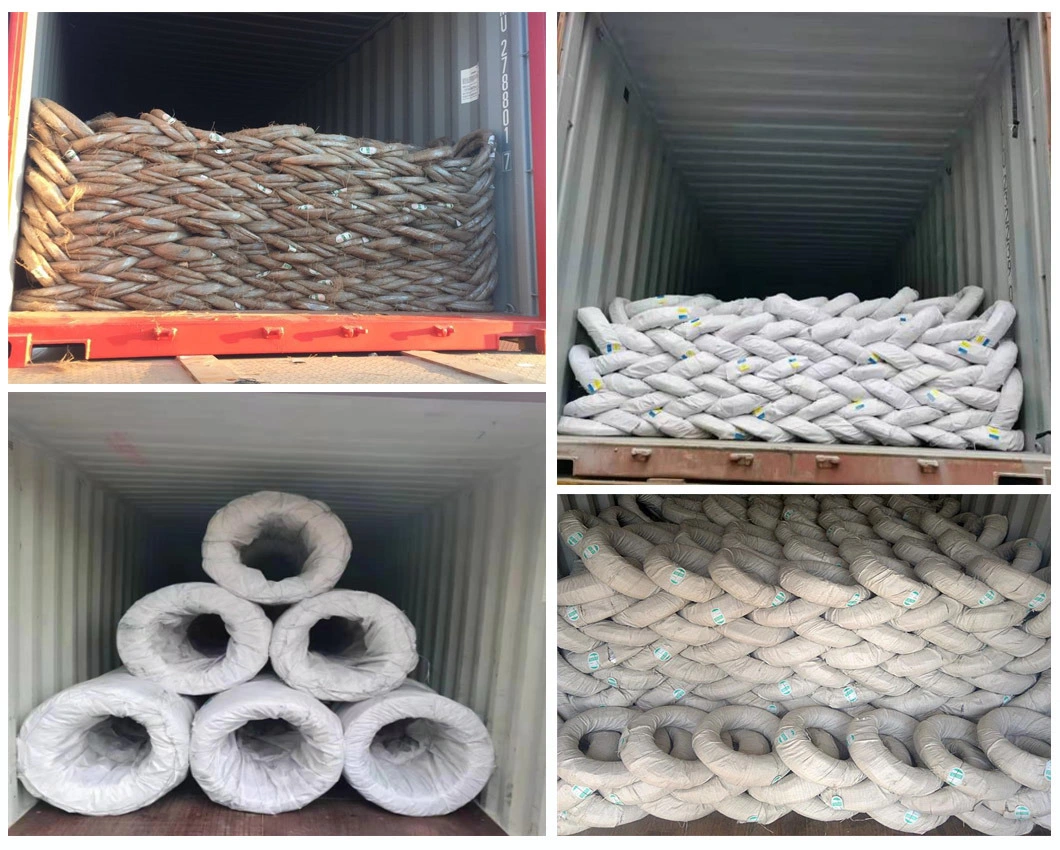 Hot Rolled Galvanized Stainless Steel Iron Wire Rods for Construction Binding Tie