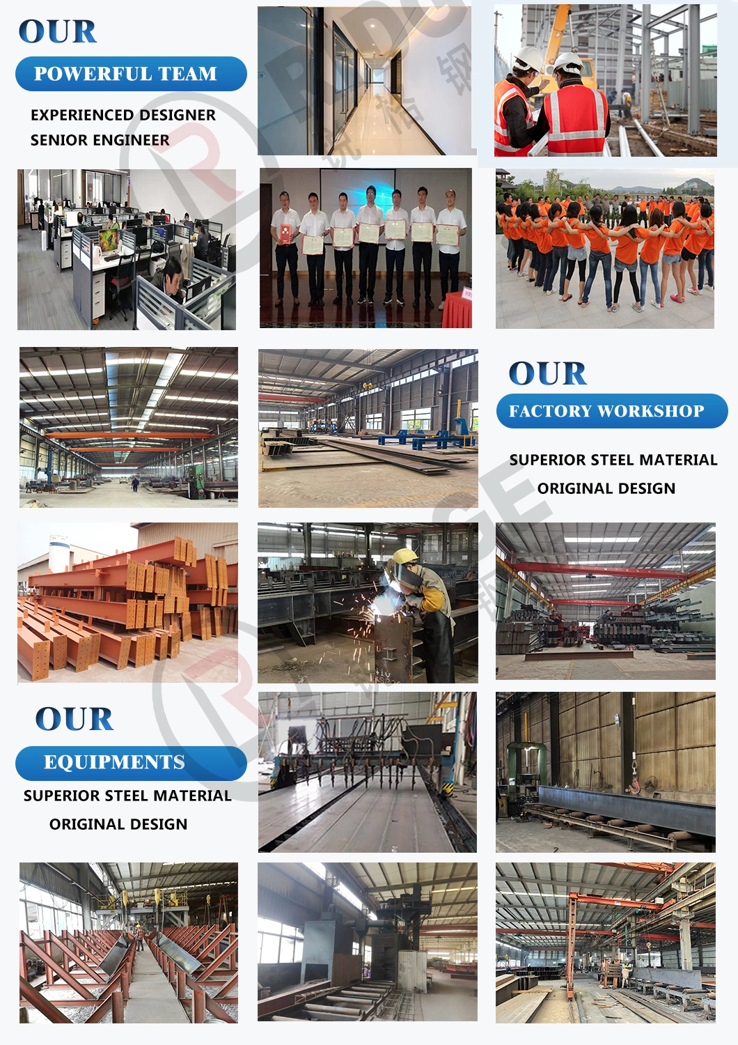 Light Prefab Removable Steel Framing Construction Structure Warehouse Fabricator Building