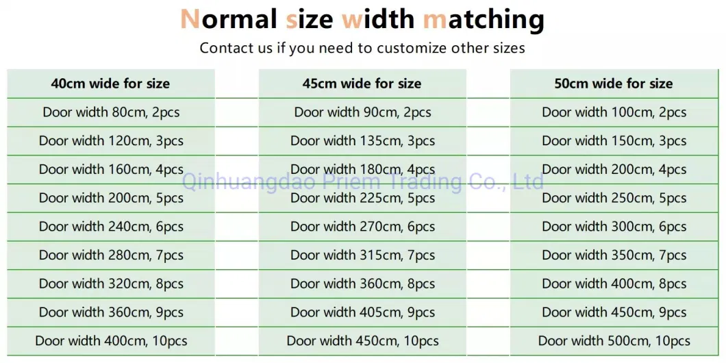 PVC Soft Door Magnetic Curtain