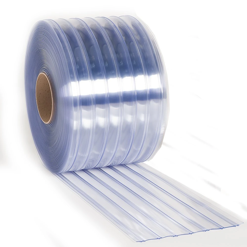 Yingyi Perforated/Ribbed Anti-Static Customized Thickness Anti-Bacterial PVC Soft Film Strip for Door Curtain