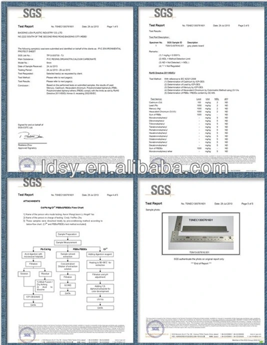 PVC Rigid PVC Sheet Manufacturer in Hebei