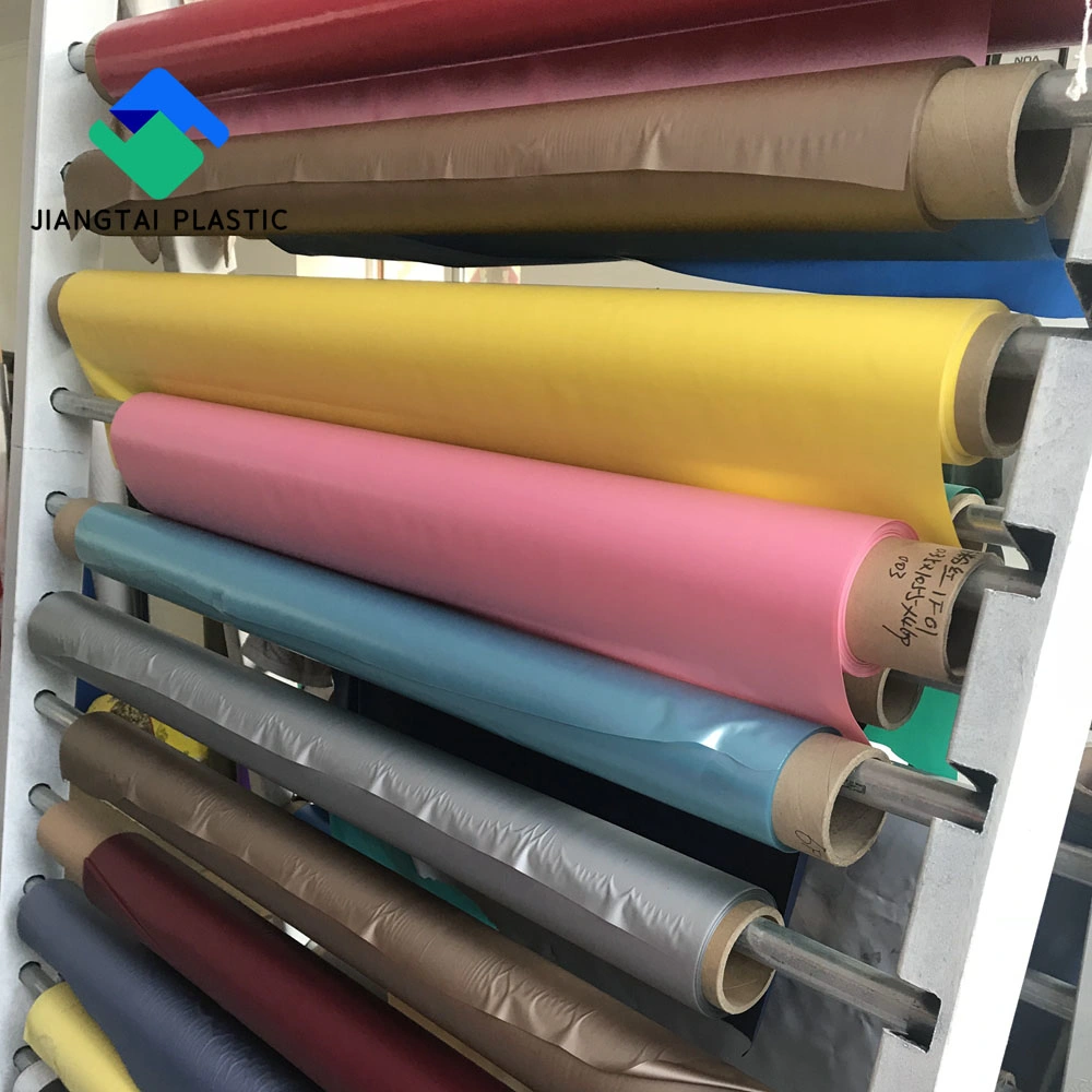 Jiangtai Factory Manufacture Various 20-60 Phr 0.45m-2.00m Width Moisture Proof Transparent Colored PVC Film