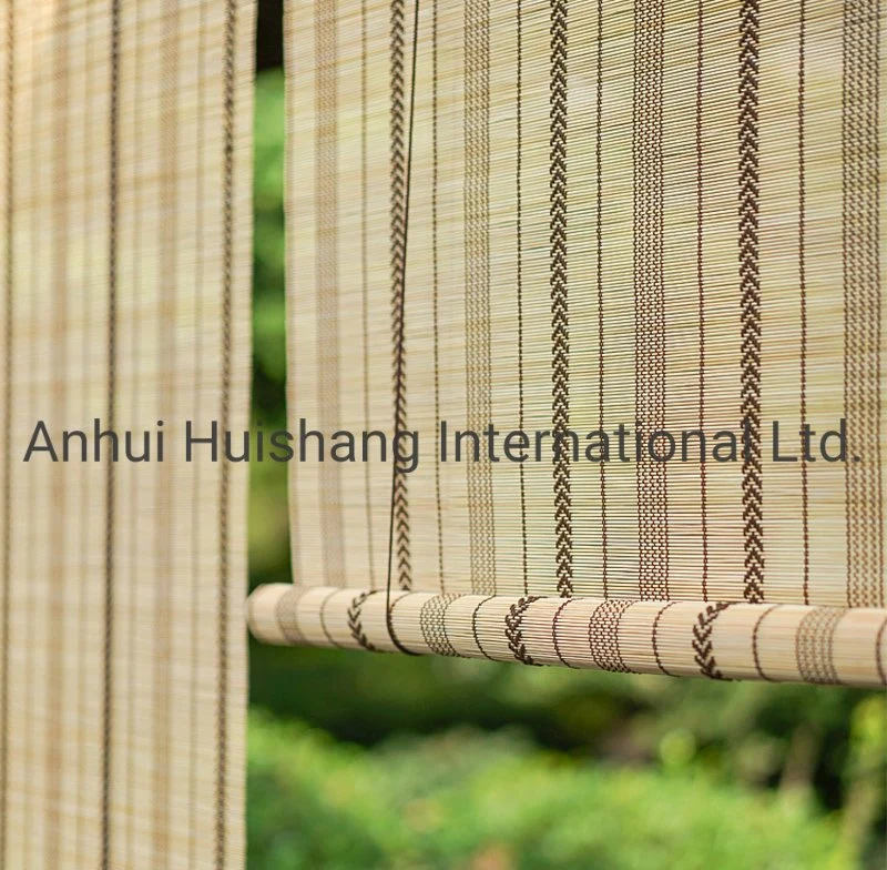 Various Natural Curtains and Blinds in Bamboo