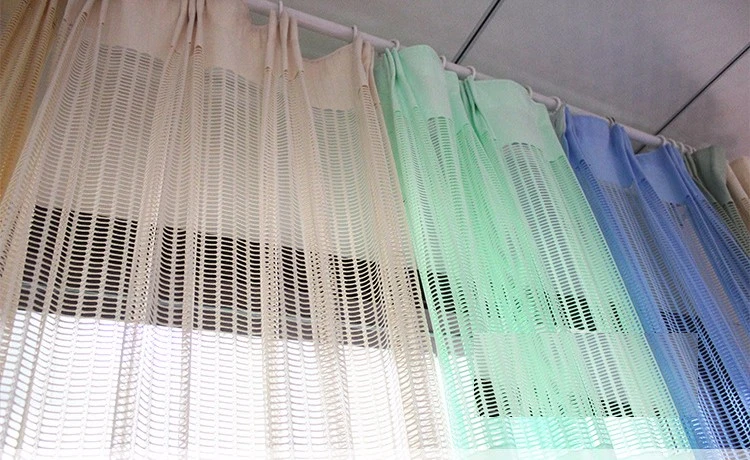 Factory Custom Cheap Hospital Cubicle Curtain Hook Top Medical Curtain for Hospital