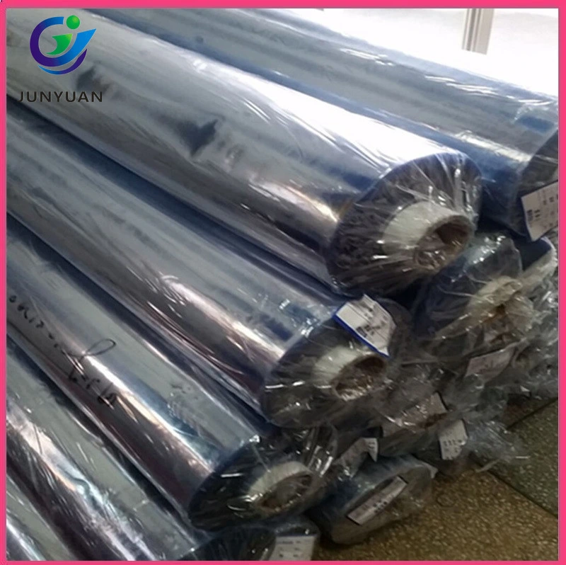 PVC Super Clear Film of Transparent Plastic Sheet 0.1 mm Thick with Roll