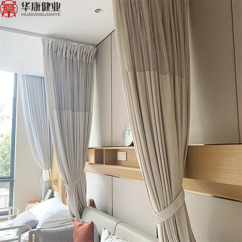 Hospital Window Curtain with The Polyester Fabric Fire Retardant