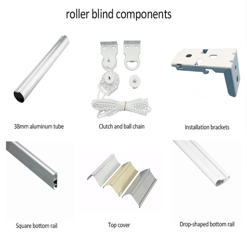 Zebra Blinds Components / Zebra Bottom Rail / Aluminum Tube