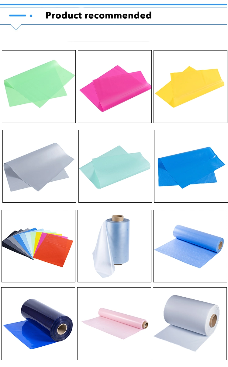 PVC Super Clear Film of Transparent Vinyl Plastic Sheet 1 mm Thick with Roll