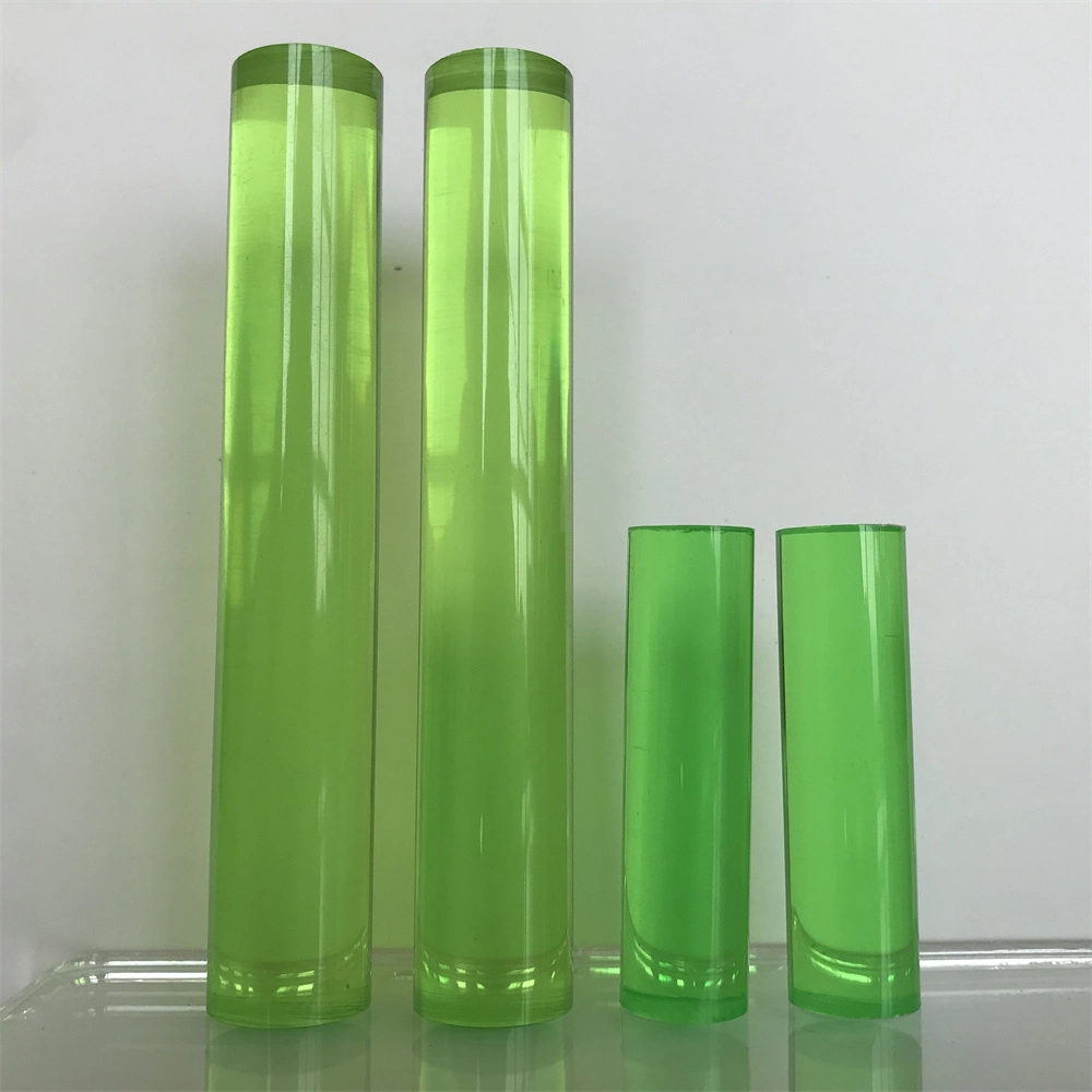 New Design Clear Acrylic Cylinder LED Decoration Rod Colored Acrylic Curtain Rods for Light Bar