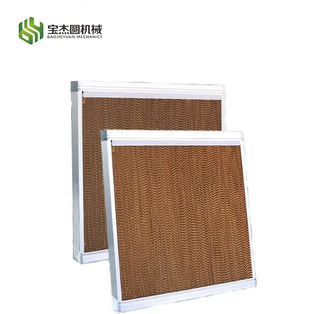 a Cooling Pad or Wet Curtain for Poultry Greenhouses and Industrial Agriculture