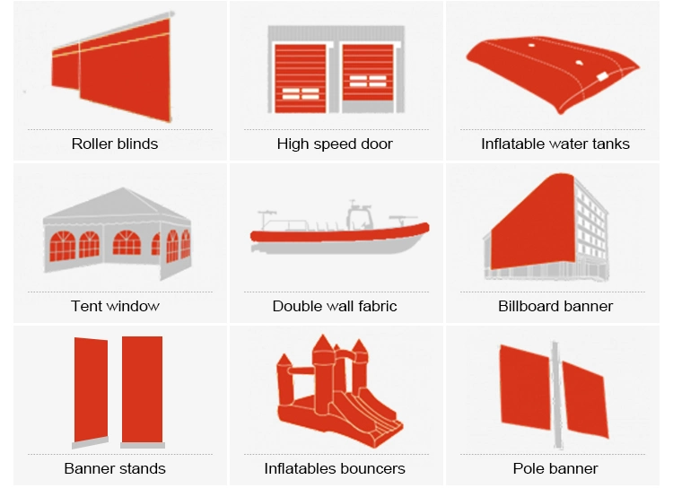 Sounda Tarpaulin Coated Fabric Laminated Plastic Fabric Sheet