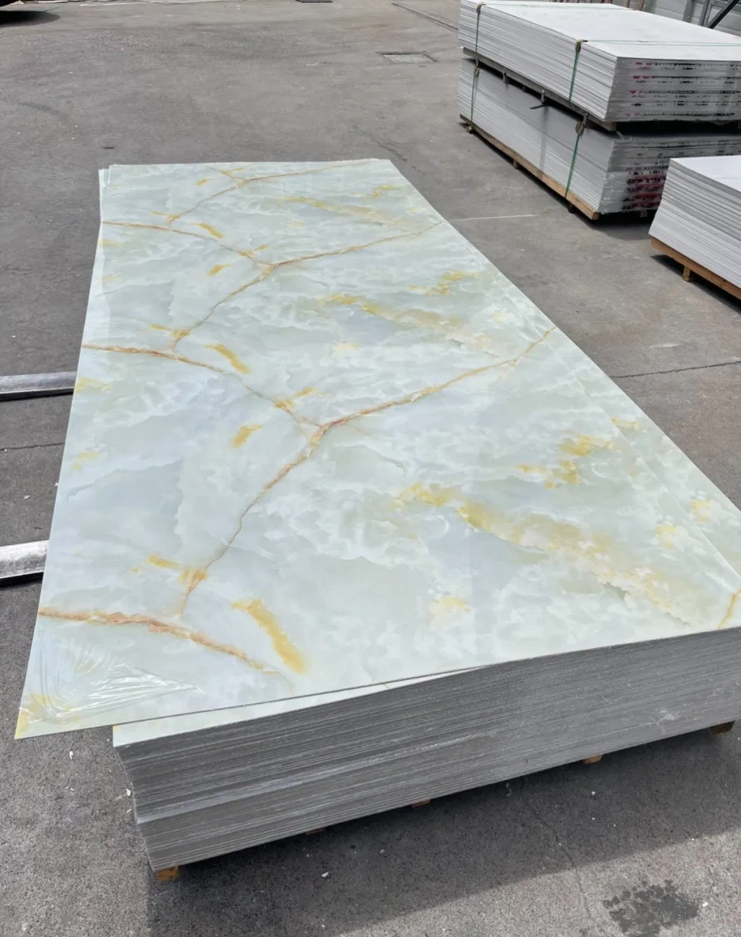 PVC Wall Sheet UV Coating Board PVC Marble Sheet for Interior Decoration