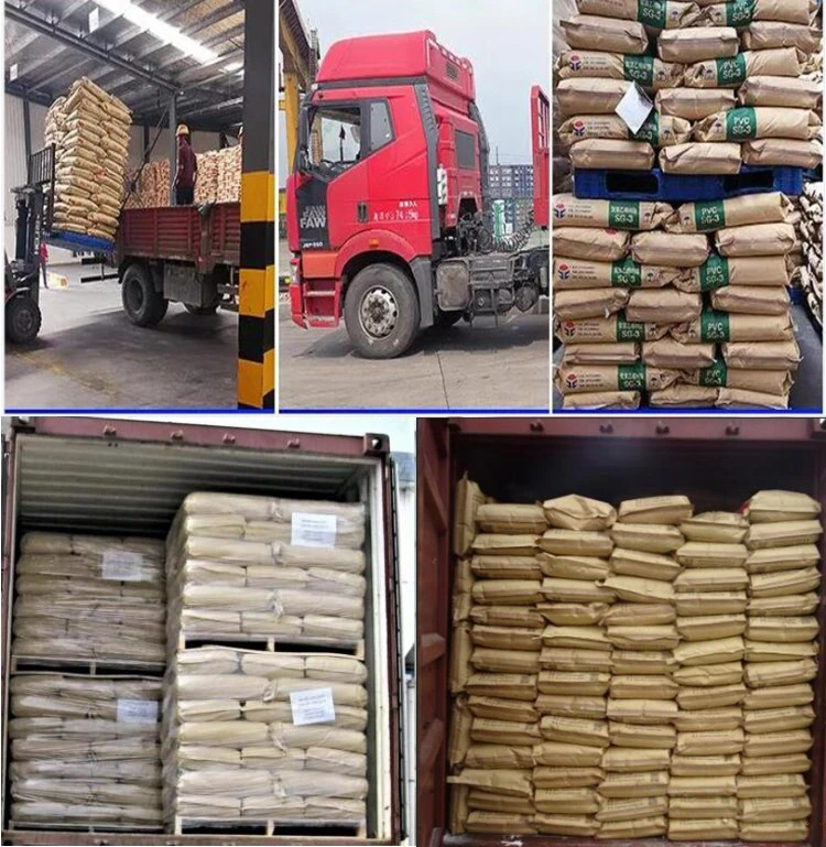 PVC Manufacturer Direct Supply PVC Resin China 25 Kg Bag PVC Resin Sg3/5/8 Powder for Pipe Industry