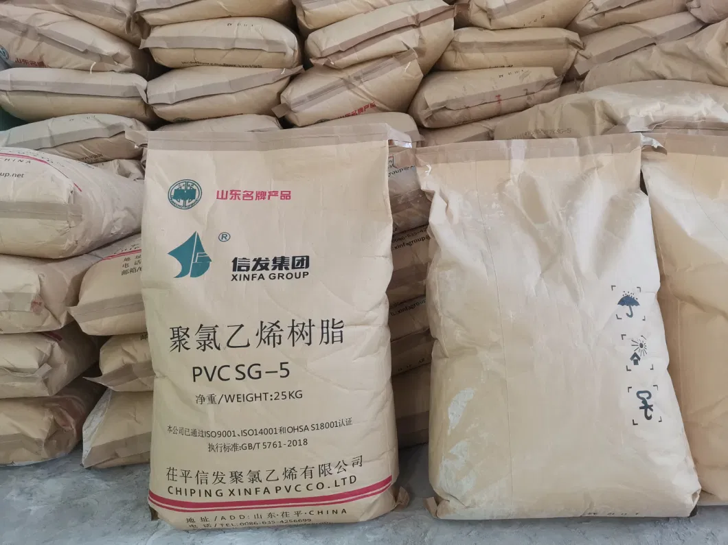 Free Sample Polyvinyl Chloride China Factory Price White Chemical Powder Granular Sg3 Sg8 Sg5 K67 PVC Resin