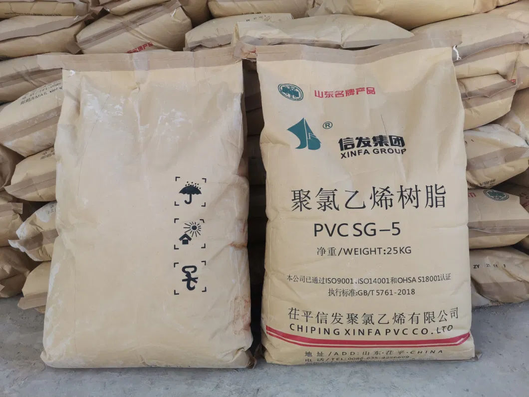 Free Sample Polyvinyl Chloride China Factory Price White Chemical Powder Granular Sg3 Sg8 Sg5 K67 PVC Resin