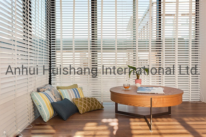 Cord or Cordless PVC Mini Venetian Blinds as Window Curtains