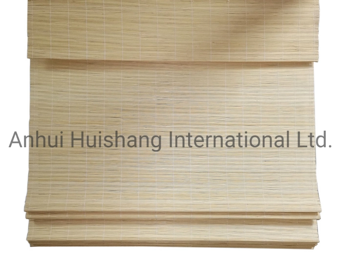 Cordless Window Curtains in Bamboo Material