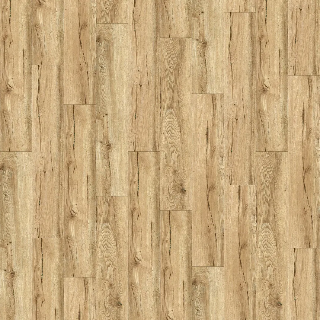 5mm Thick 0.5 mm Wearlayer PVC Sheet Oak Vinyl Flooring Malaysia Spc Flooring Non-Slip