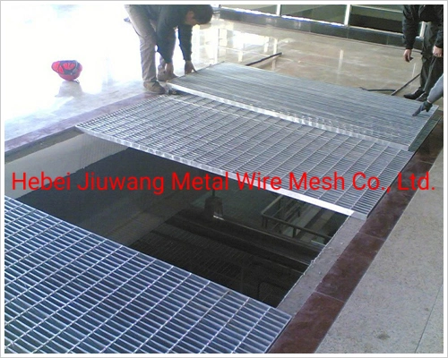 Hot DIP Galvanized Steel Grating Stair Tread Steel Bar Grating Steel Drainage Cover Perforated Metal Walkway