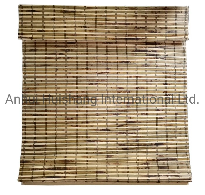 Cordless Bamboo Roman Rolling Matchstick Window Blinds Curtains