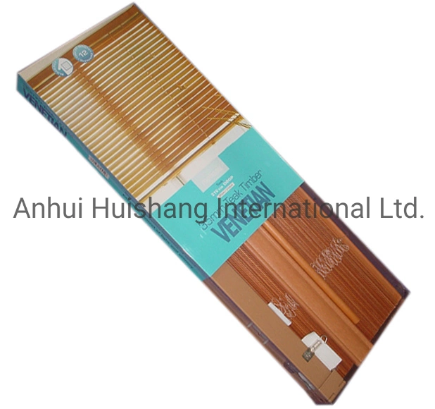 Solid Bamboo Window Curtains as Venetian Blinds