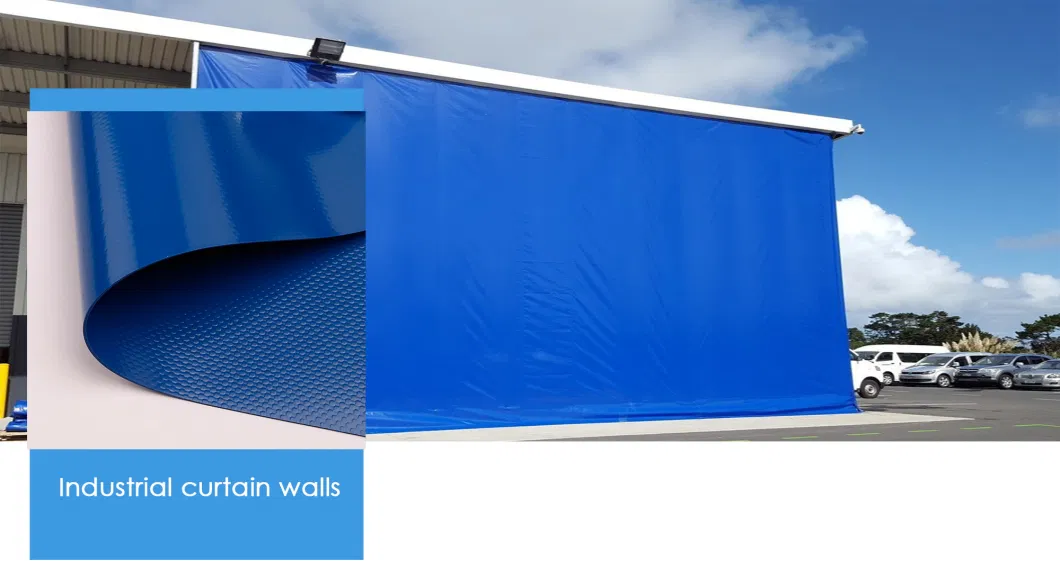 Waterproof PVC Laminated PVC Tarpaulin PVC Industrial Curtain Walls