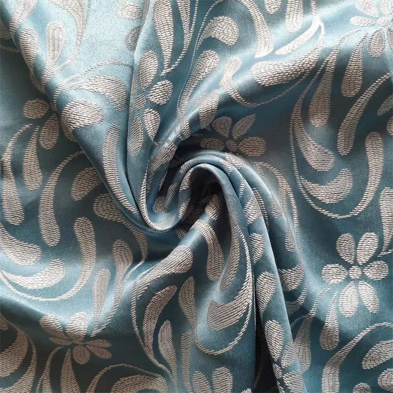 Favorable Cost Polyester Jacquard Curtain Fabric Wholesale Jacquard Window Curtain