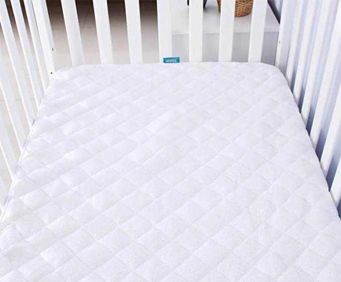 6 Sided Waterproof Quilted Crib Zip Mattress Protector 28X52X7