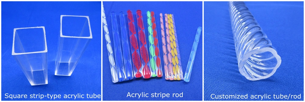 Plastic Rod Wholesale Colored PMMA Plastic Acrylic Rod for LED Lighting