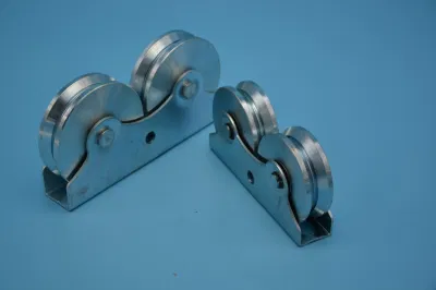 Round Swivel Brake Shopping Trolley Heavy Duty Stainless Steel Polyurethane Wheels Caster