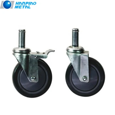 Hanpiao 6 Inch Industrial Casters Load Capacity 850kg Iron Core PU Swivel Heavy Duty Caster Wheels
