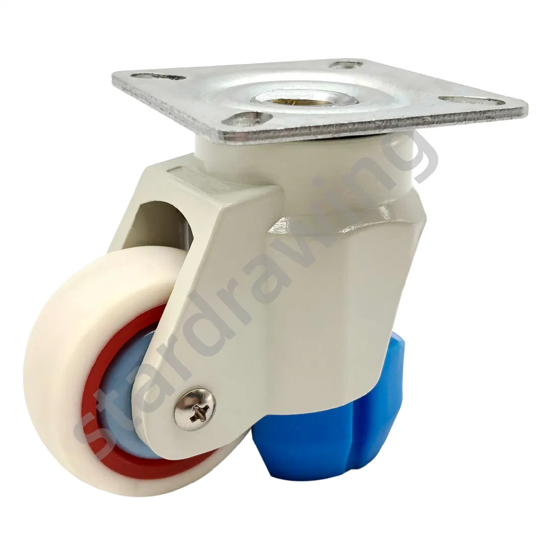 Stardrawing 50kg Mini Size Casters Leveling Castor Wheels