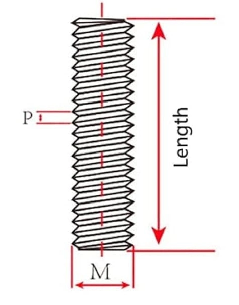 Bzp, Galv Threads Studs &amp; Rods as a Hardware Solution with Threaded Hex Nuts for Beaded Garden Stake Rods as Building Material in Construction and Industrial