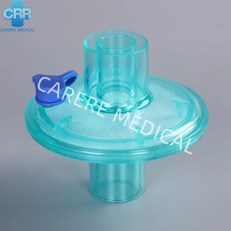 Medical Products Medical Equipment Supplies Hmef Filter Disposable Breathing System Filter China Supplier Bacteria Filter BV Filter with Gas Sampling Port