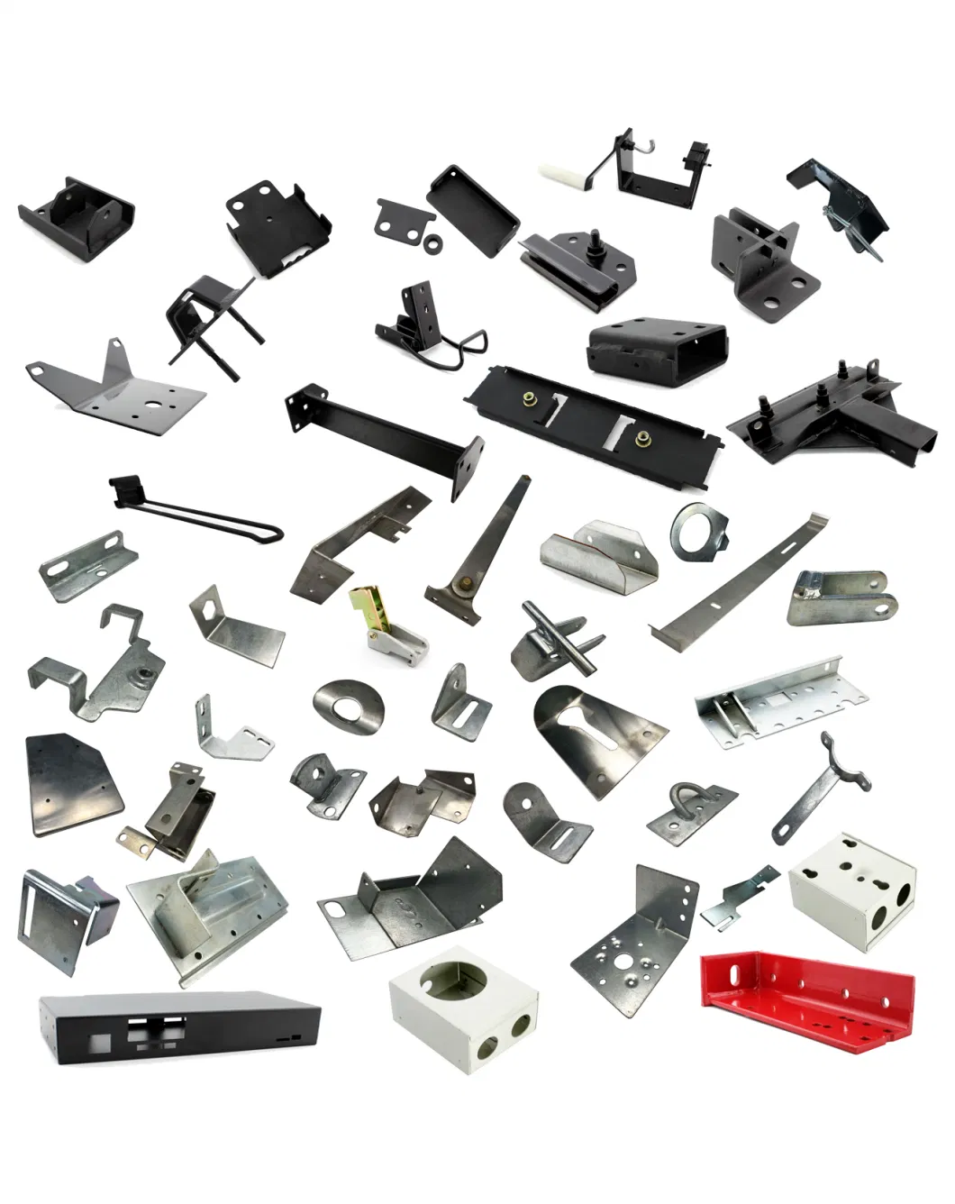 Powder Coated Industrial Parts Machining Parts Metal Hardware