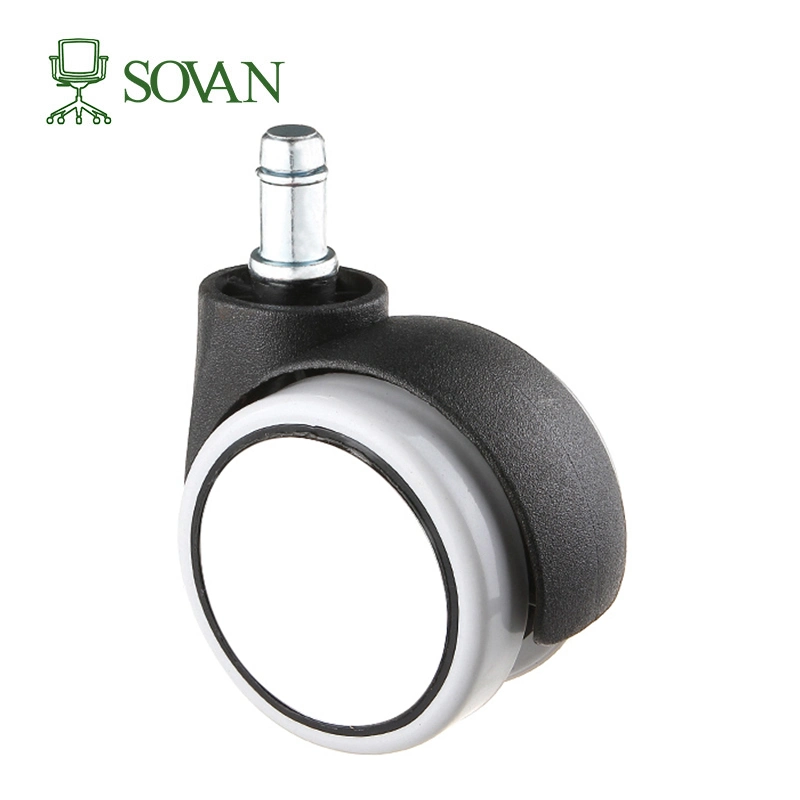 China Furniture 2 Inch Casters Wheel Soft Rubber Silent Casters with Bearing for Office Chair Caster-Swivel