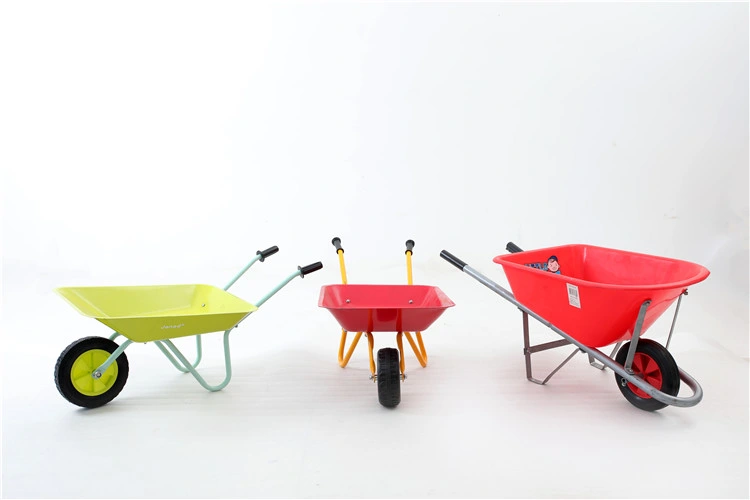 Industrial Garden Tools Heavy Duty Two Wheel Barrow Construction Agricultural Tools Industry Single Wheel Cart / Concrete Trolleys