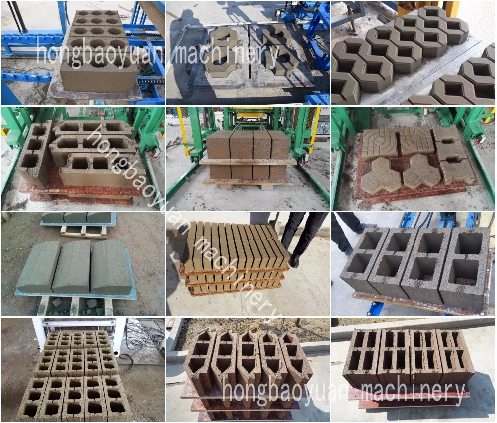 House Building Block Machine Qtj4-25D Alibaba China Cement Block Machine