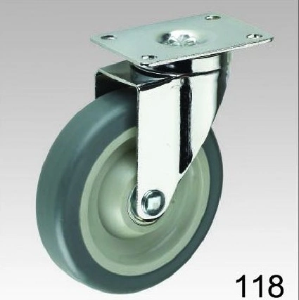 Heavy Duty Industrial Swivel Brake Plate Top Caster