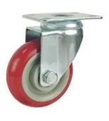 6 Inch Swivel Heavy Duty Locking Solid Nylon Industrial Caster Wheels