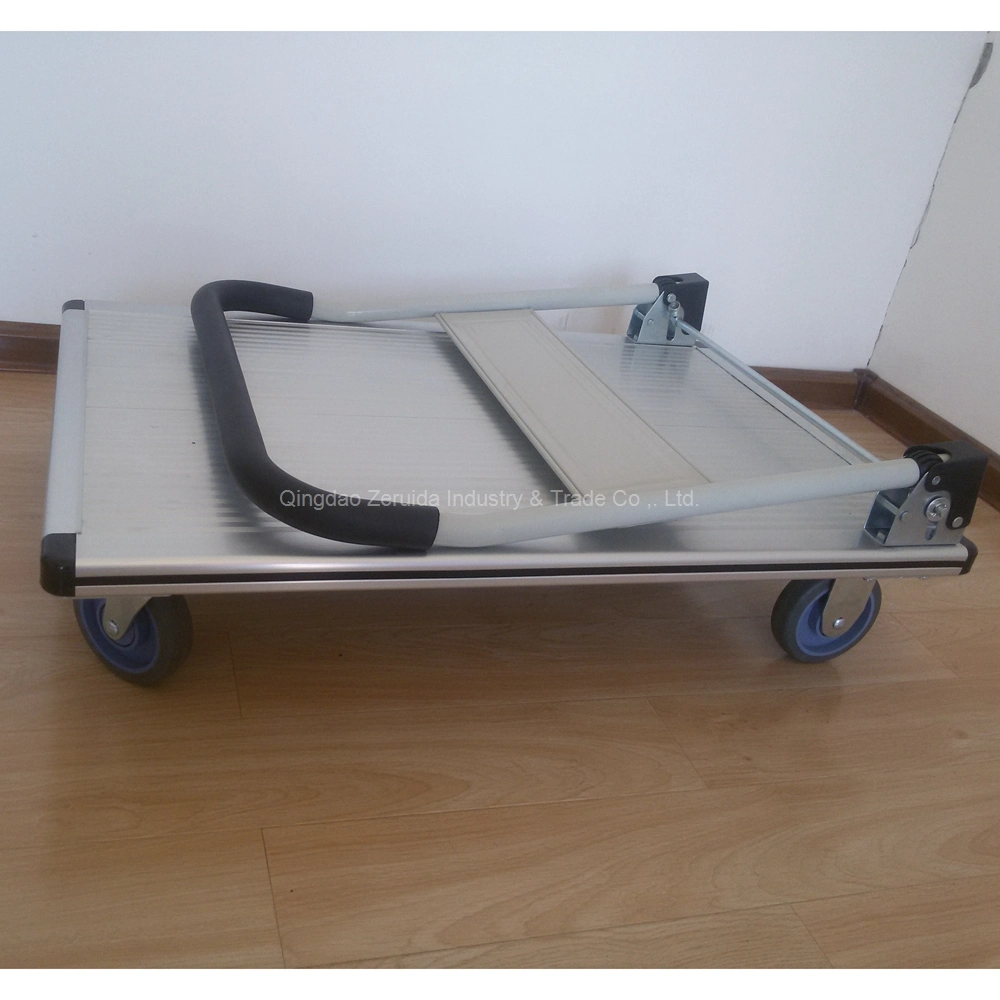 Heavy Duty 350kgs Load Rating Aluminum Platform Hand Truck