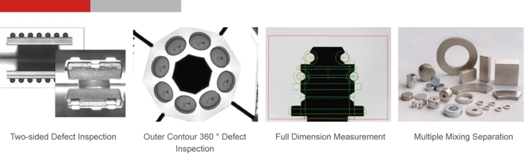 Nut Screw Magnet Machinery or Electronic Parts and Industrial Components Optical Sorting Inspection Machine