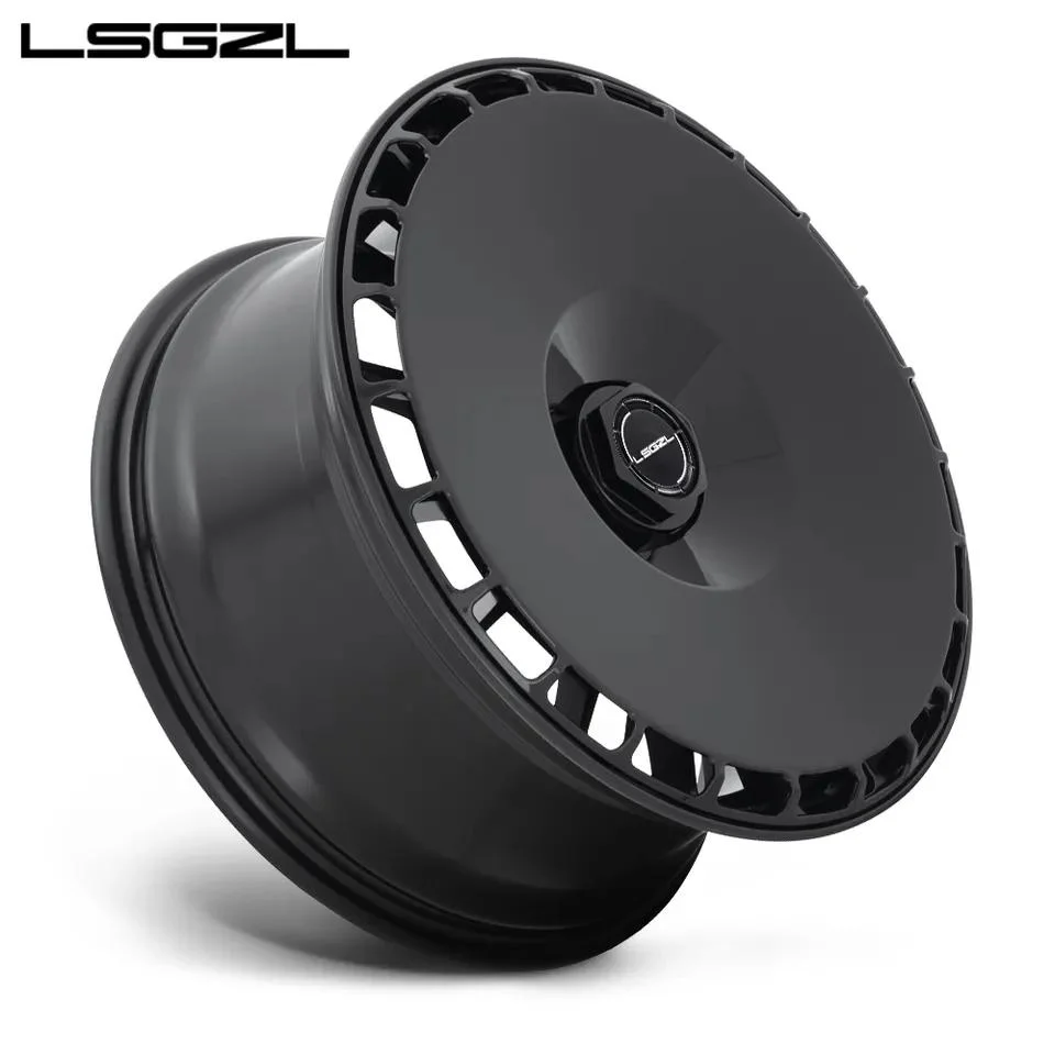 15-26 Inch Rines Passenger Racing Car Wheels with Black Plastic Cover for Mercedes BMW Forged Alloy Replica Wheel Hub Rims