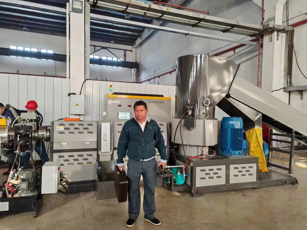 Plastic Recycling Machine for PE PP Waste Film Bags Raffia