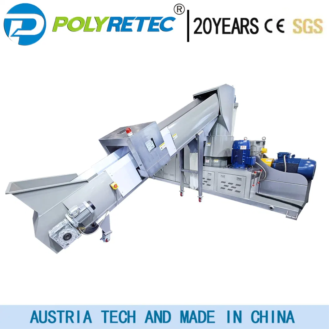 Plastic Recycling Machine for PE PP Waste Film Bags Raffia