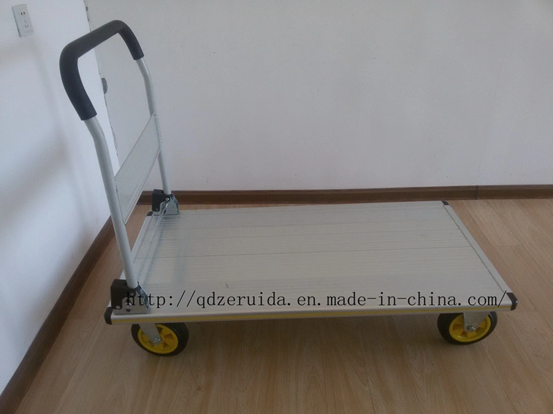 Heavy Duty 350kgs Load Rating Aluminum Platform Hand Truck