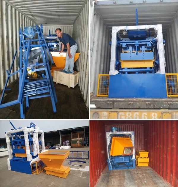 Used Cheap Hot Selling Easy Operation Industrial Hollow Standard Brick Moulding Machine for Sale in Tanzania Qt4-24 United Kingdom Block Machine