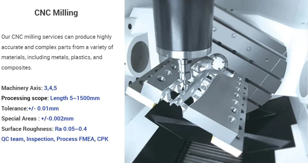 CNC Milling Turning Metal Service Aluminum Parts/Shaft/Airplane Parts/Industrial Equipment &amp; Components/CNC Machining