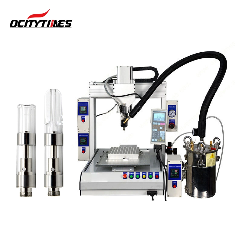 Alibaba Hot Selling Fully Automatic Vape Pen Atomizer Filling Machine for Vape 510 Cartridge