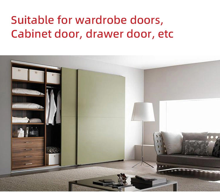 Durable Furniture Rollers Sliding Aluminum Wardrobe Door Pulley Wheels